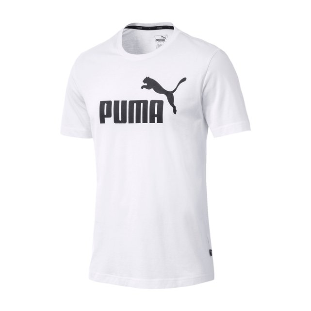 Printed logo t-shirt white Puma | La 