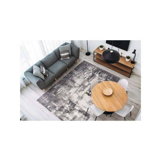 Tapis Design Pour Salon Rectangle A Meches Courtes Julia Allotapis La Redoute