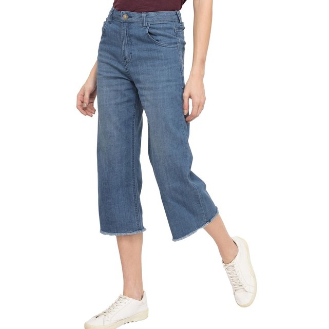 Jupe culotte en denim jean Camps United | La Redoute