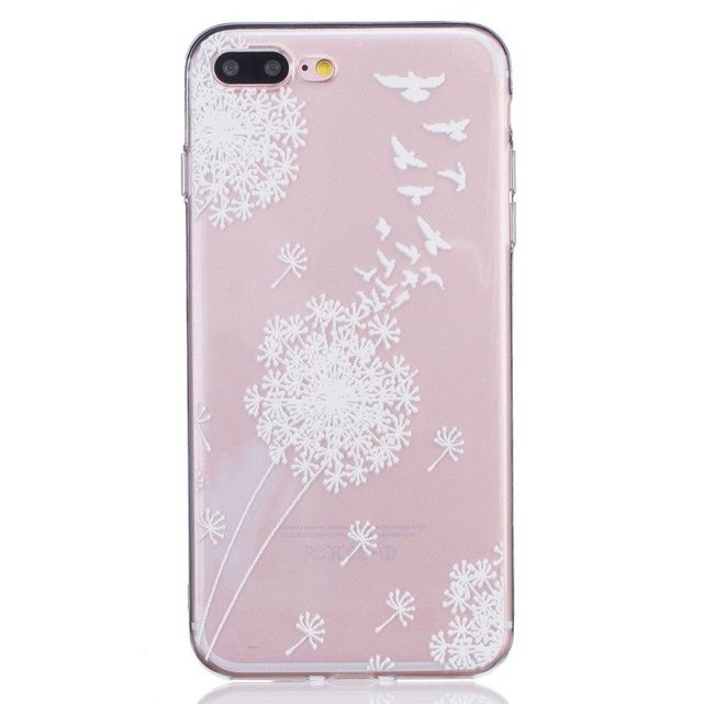 coque iphone 8 transparente motif fleur