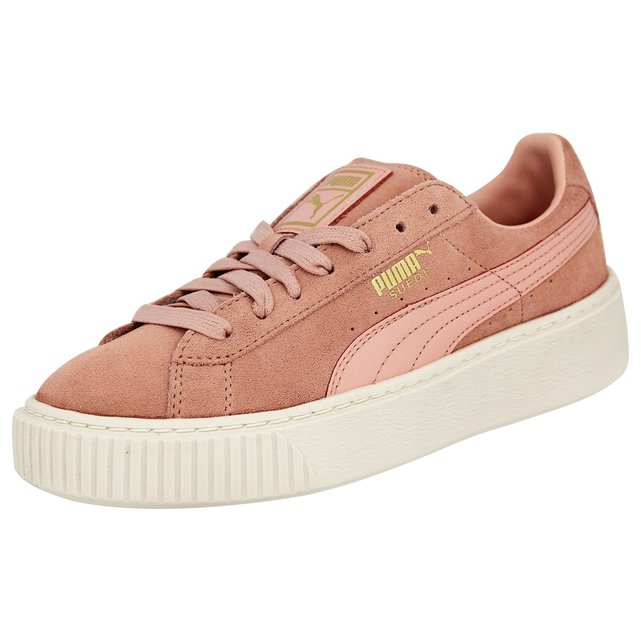 puma suede platform rose puma suede platform rose