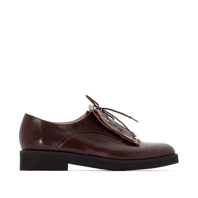 Derbies cuir patte mexicaine chocolat La Redoute Collections La Redoute Derbies cuir patte mexicaine chocolat La Redoute Collections La Redoute