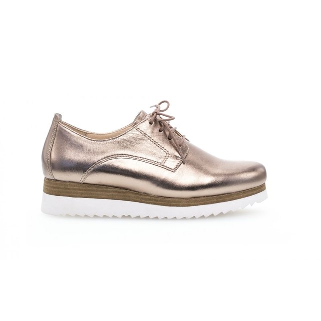 derbies beige femme