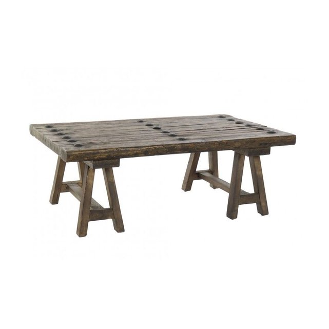 Table Basse Rustique En Bois D Orme Bois Wadiga La Redoute
