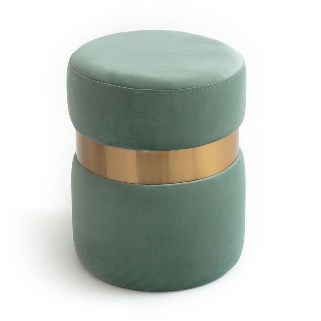 Pouf Velours Luxore La Redoute Interieurs La Redoute