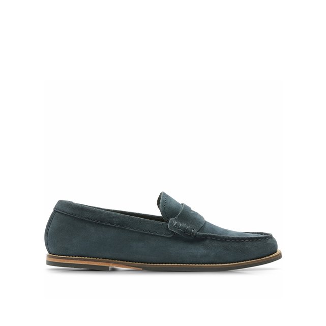 clarks suede loafers