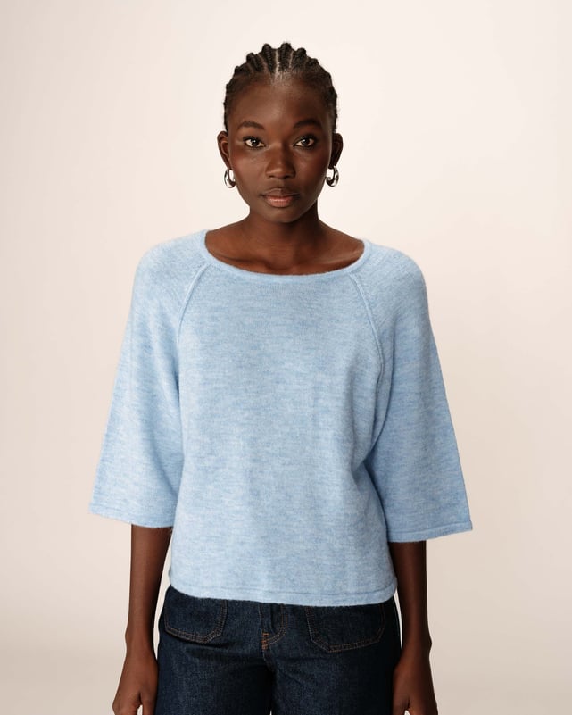 Pull GRACE & MILA Modèle OEDIPE - Collection Automne/Hiver 2017 - Taille M - Couleur Ecru - Neuf Avec étiquettes