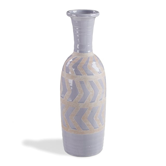 Vase ares 46 cm bleu Kave Home La Redoute