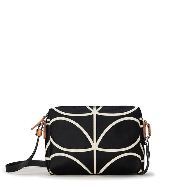 Small Enough Crossbody Bag Linear Stem Liquorice