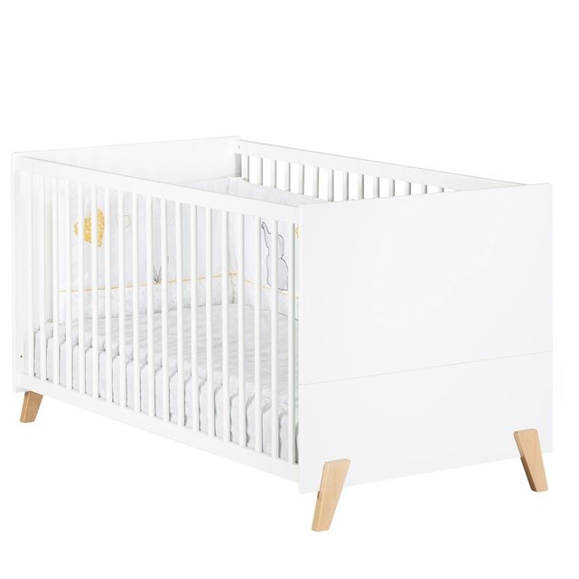 Lit Bebe Evolutif 140x70 Little Big Bed Joy Naturel Blanc Baby Price La Redoute