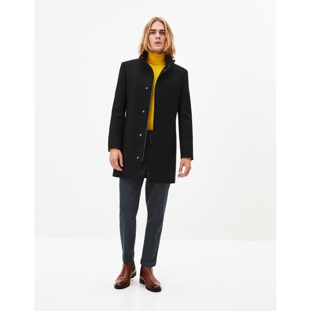 Manteau col officier puoffice2 Celio | La Redoute Manteau col officier puoffice2 Celio | La Redoute