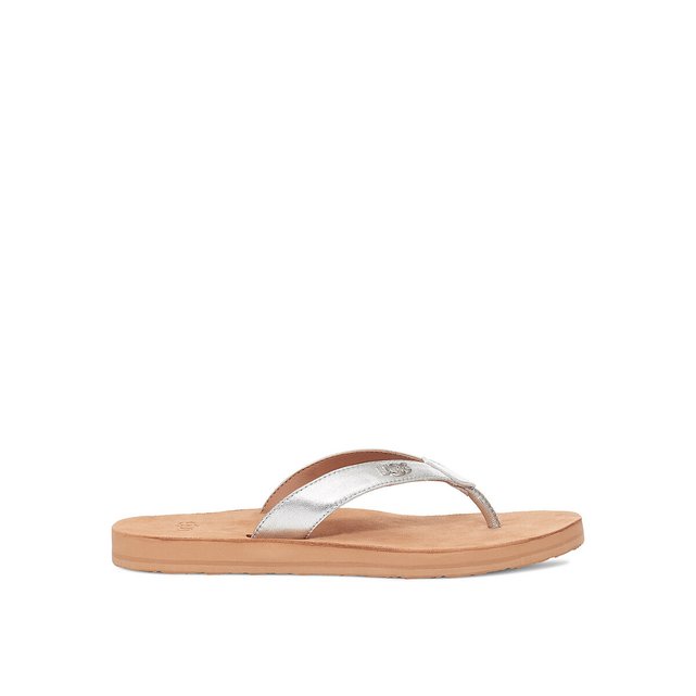 ugg tawney flip flop silver