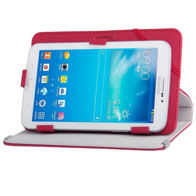 Housse universelle support tablette étui rouge Yonis La Redoute