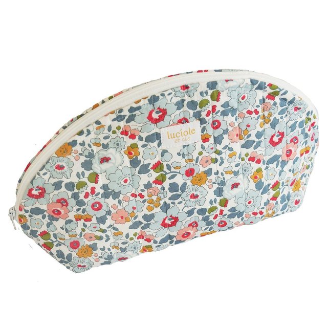 Trousse de toilette demi-lune betsy, made in france Luciole Et Cie | La