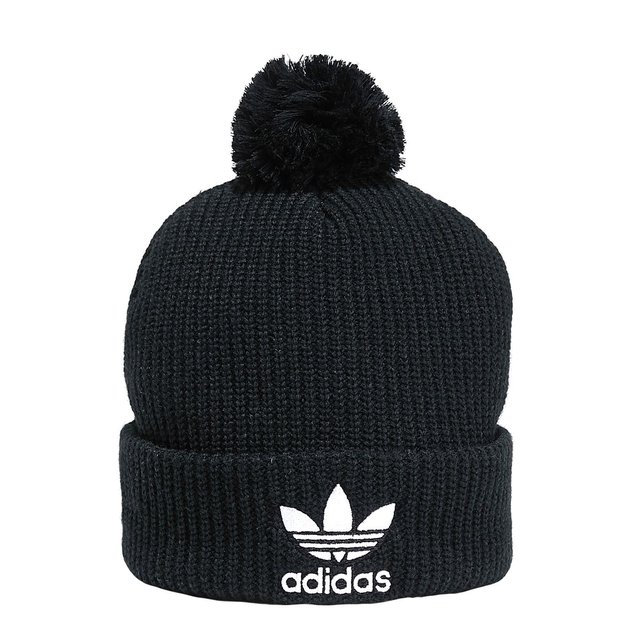 Bonnet pom pom beanie noir Adidas Originals | La Redoute Bonnet Pom Pom Beanie adidas Originals image 0