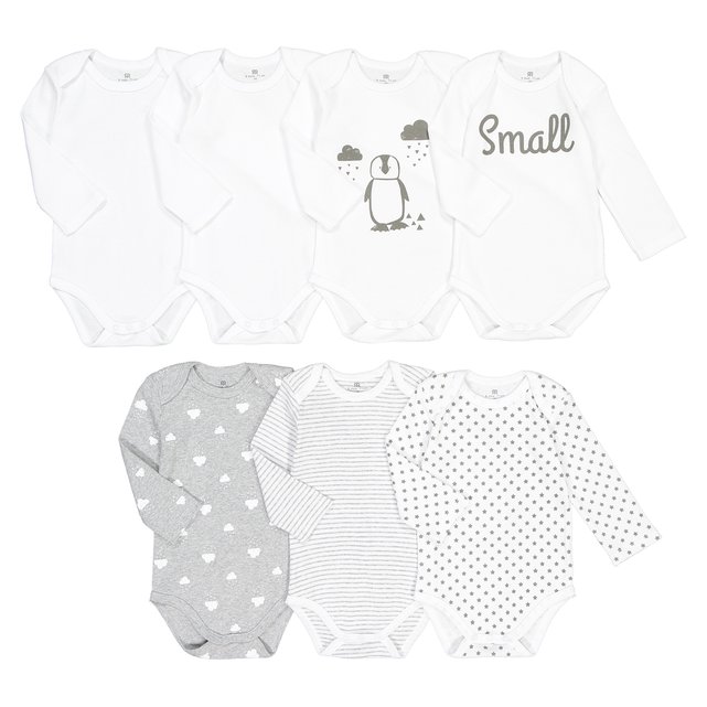 Lote de 7 bodies, 0 meses - 3 anos  LA REDOUTE COLLECTIONS image 0