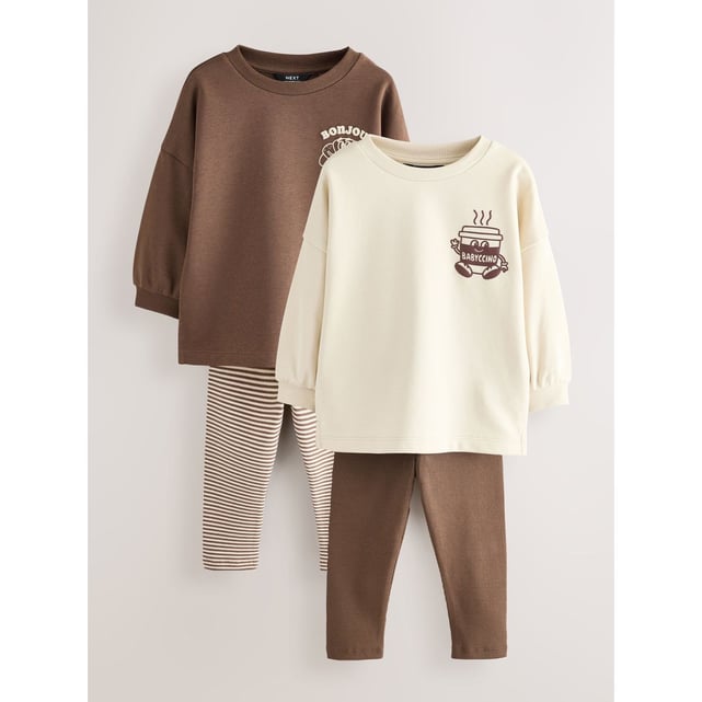 Haut Bébé Garçon Next "Little Brother" - Taille 6-9 Mois, Gris, Manches Longues - Neuf Sans étiquette