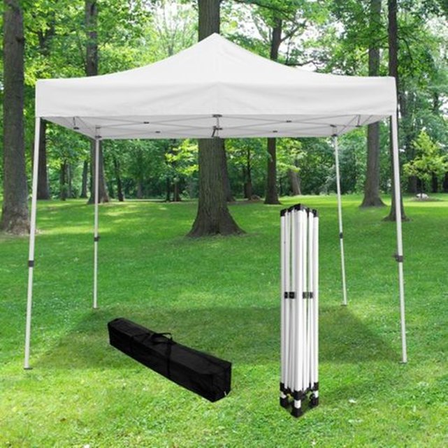 Tonnelle pliante 3x3m imperméable 320 g/m2 blanche blanc Skylantern ...