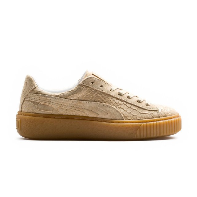 puma beige plateforme