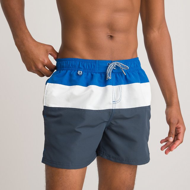 La Redoute Garçon Vêtements Pantalons & Jeans Pantalons courts Shorts Short de bain Court ceinture élastique Logo 