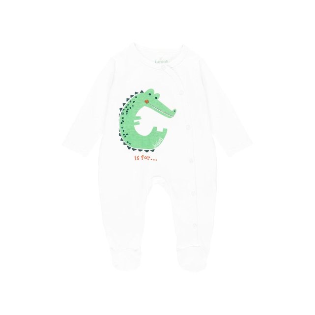 Grenouillere En Tricot Animaux Pour Bebe Taille 0m Blanc Boboli La Redoute