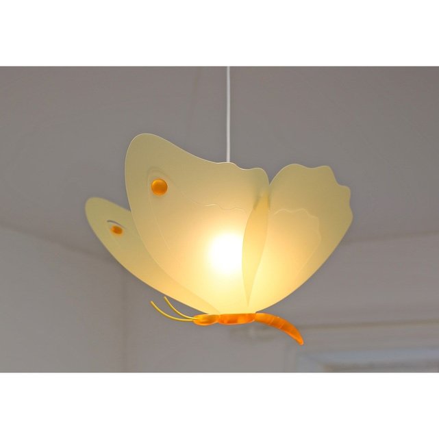 Lampe Suspension Chambre D Enfant Papillon Orange R Et M Coudert