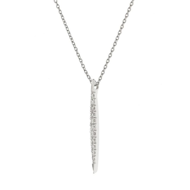 collier argent avec pendentif diamant collier argent avec pendentif diamant