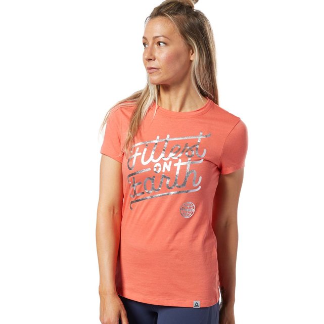 tee shirt reebok orange