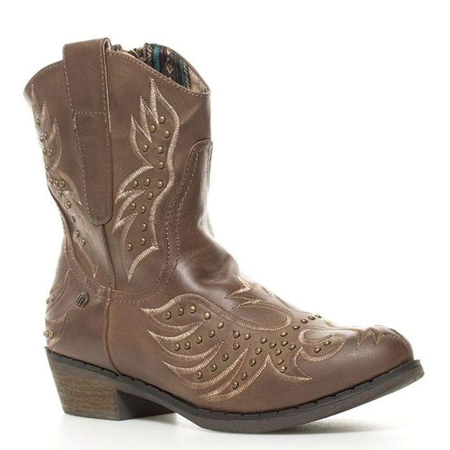 Bottines synthétique taupe Mtng La Redoute Bottines synthétique taupe Mtng La Redoute