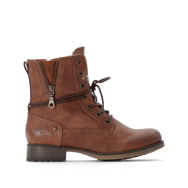 bottines a lacets mustang femme