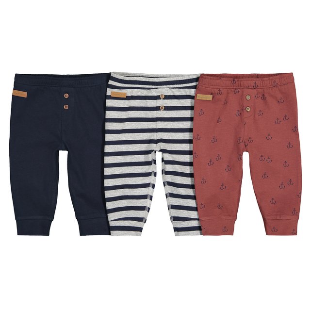 Lot de 3 leggings 0 mois-3 ans  LA REDOUTE COLLECTIONS image 0