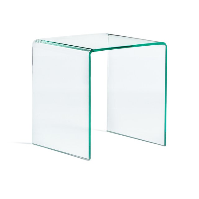 Escritorio consola joan de vidrio templado cristal transparente La Redoute  Interieurs