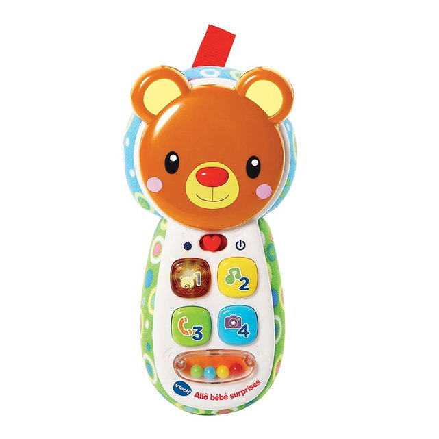 Hochet Allo Bebe Surprises Brun Vtech La Redoute