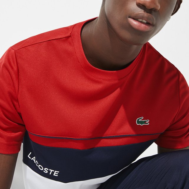 t shirt lacoste noir homme