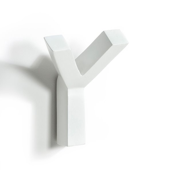 Rama White Wall Mounted Coat Hook