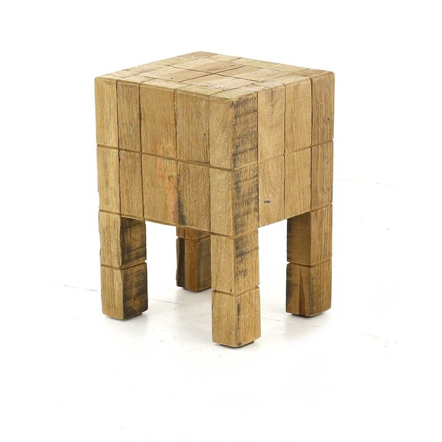 Bois Carré Tabouret Noldor Tabouret Bois Carré Recyclé 9YHbDeE2IW