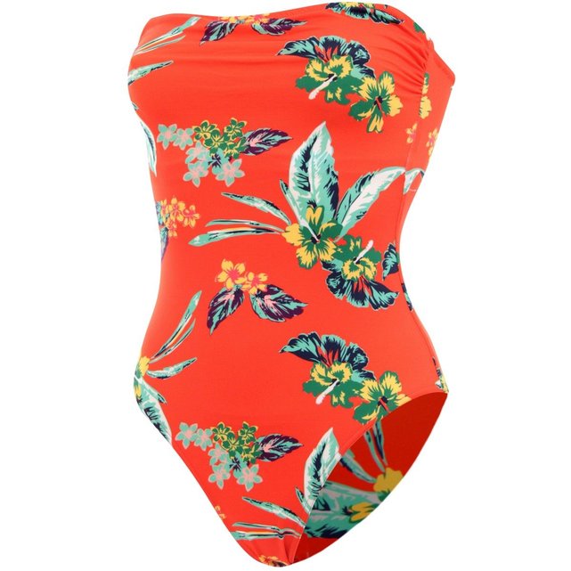 Maillot de bain 1 pièce bandeau tropic Bluelobster | La ...