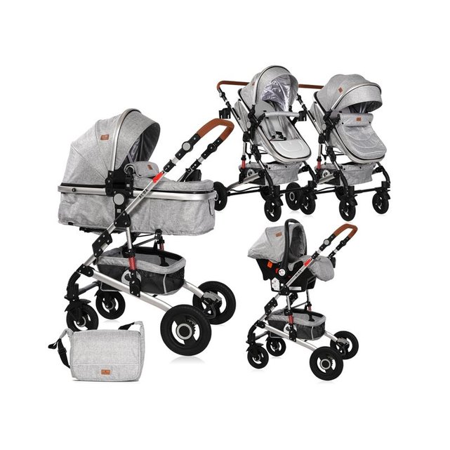 Poussette combinée trio 3 en 1 avec siège auto alba set Lorelli | La Redoute
