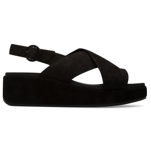 sandales plateforme noires