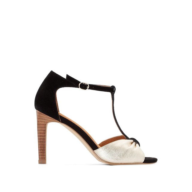 cuir Redoute bande La dorée Sandales Collections dtHwSxaqP