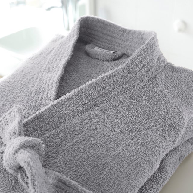 Cotton kimono-style bathrobe, 350 g/m² La Redoute Interieurs | La Redoute