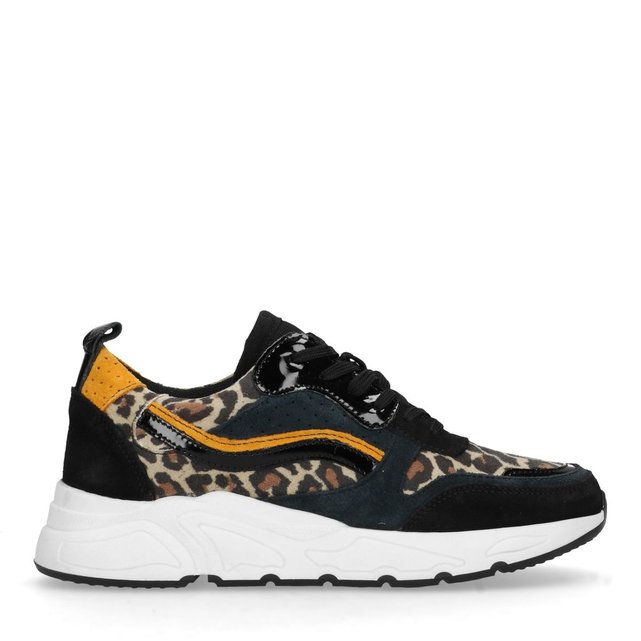 basket sacha leopard