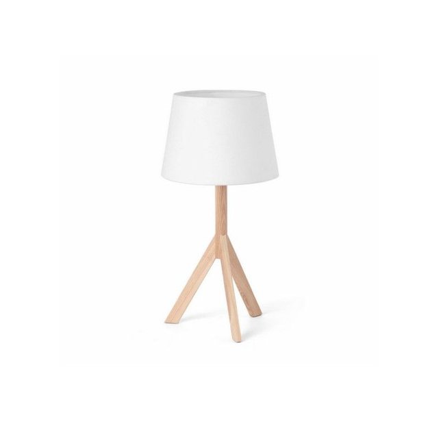 lampe à poser chapeau sobremeso blanc faro | la redoute