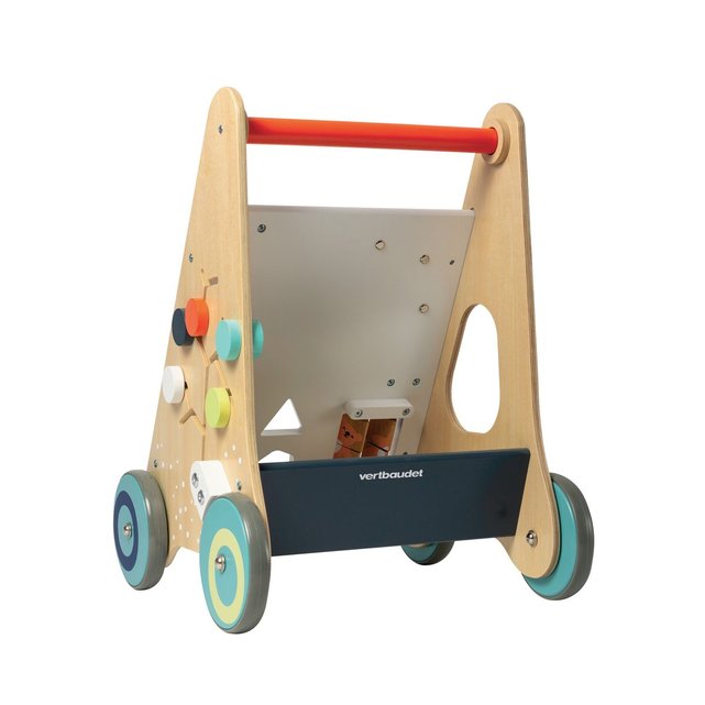 Chariot De Marche Avec Freins En Bois Vertbaudet La Redoute