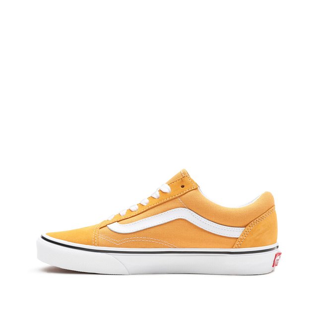 vans old skool orange femme