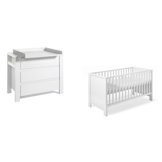 Chambre Milano White Lit Commode Bebe Schardt La Redoute