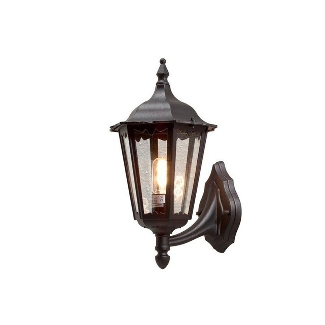 Grande lampe extérieure murale crepuscule metal Couleur noir Millumine