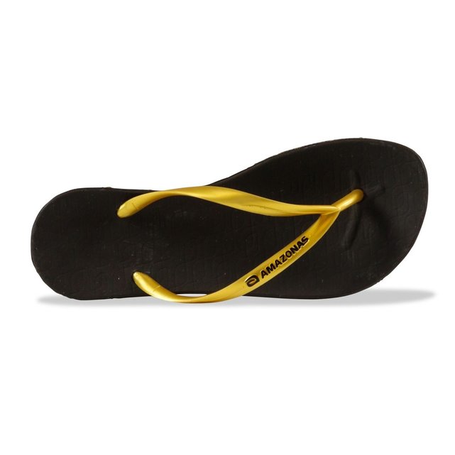 femme Marron et Doré AMAZONAS Tongs Bio Flip Flop p5xzOqw