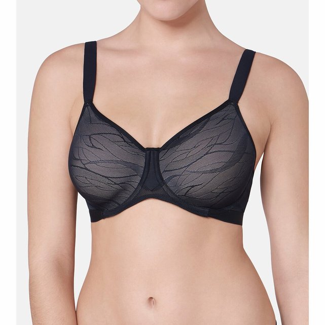 Airy sensation minimiser bra, black, Triumph