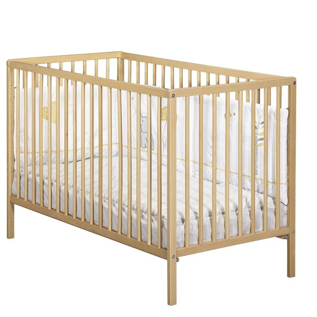 Lit Bebe 1x60 Bois First Beige Clair Baby Price La Redoute